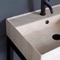 Modern Console Sink Vanity, Travertine Style Sink, 32